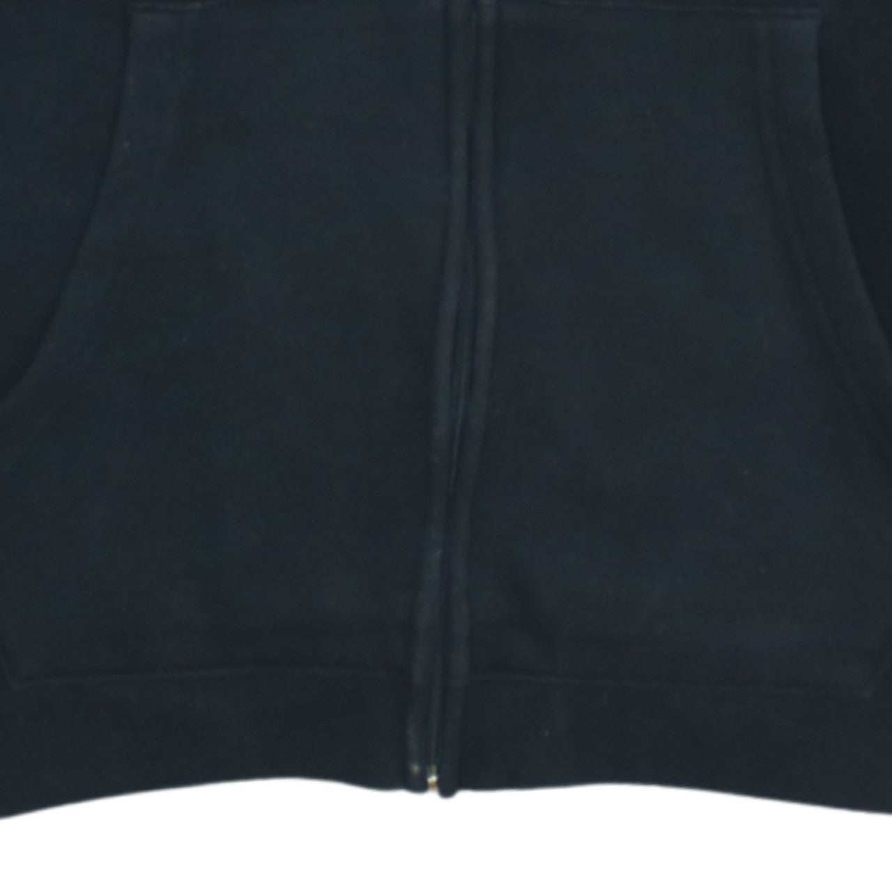 Additional view of Champion boys’ black full zip sweatshirt, size 13-14, years logo tape classic