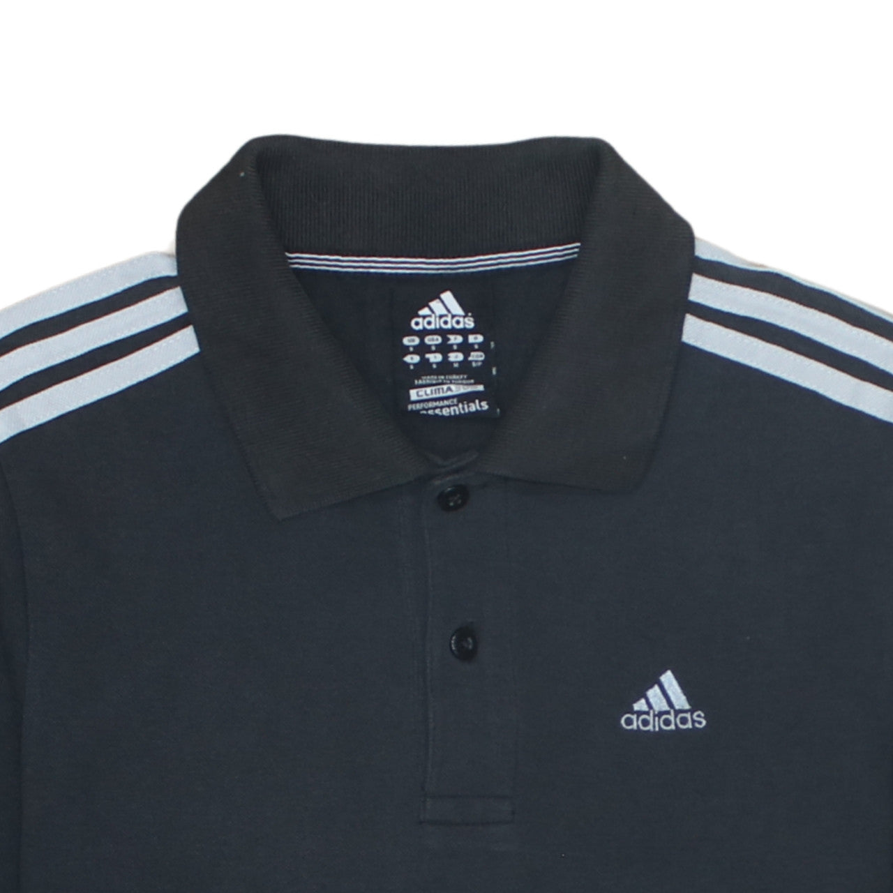 Adidas Men’s Black Climalite Polo Shirt Size S Sports Casual