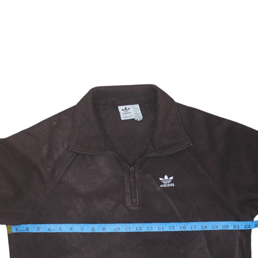 Womens UK Size 8-10 adidas Brown Pullover Sweatshirt