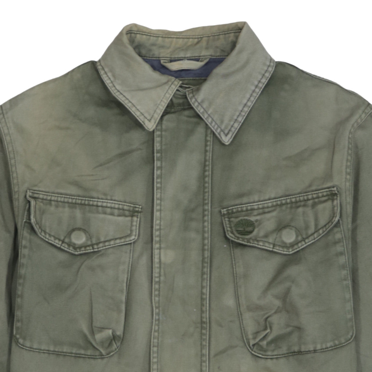 Mens UK Size S Timberland Green Military Jacket