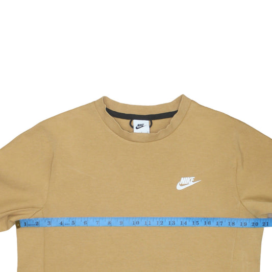 Mens UK Size S Nike Beige Pullover Sweatshirt