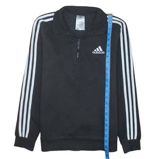 Womens UK Size S adidas Black Pullover Sweatshirt
