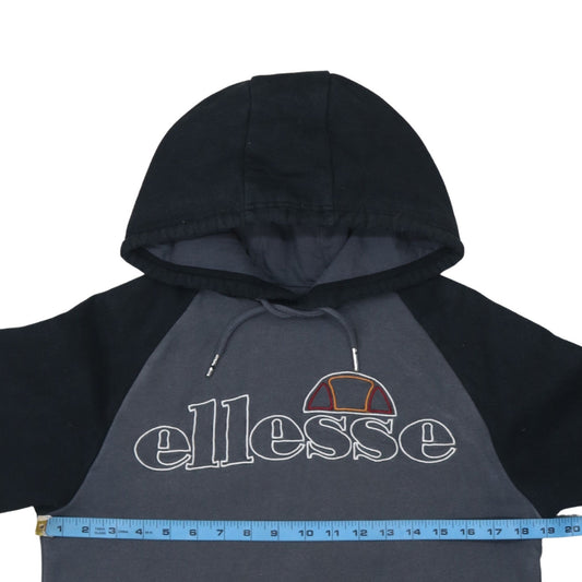 Mens UK Size XS ellesse Grey Pullover Hoodie