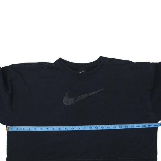 Womens UK Size L Nike Black Pullover Sweatshirt