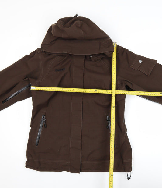 Bergans Men's Brown Waterproof Hooded Outdoor Softshell Jacket M