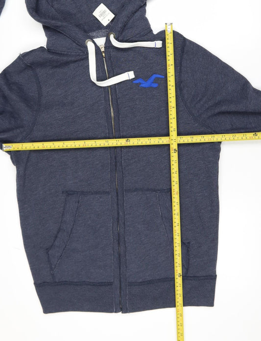 Mens UK Size XL Hollister Blue Gym & Training Casual Walking Jacket