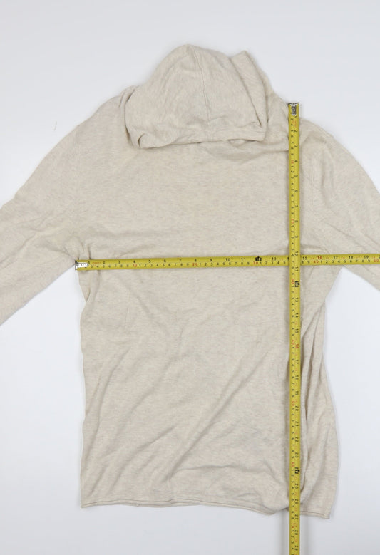 Womens UK Size 12 H&M Beige Pullover Jumper