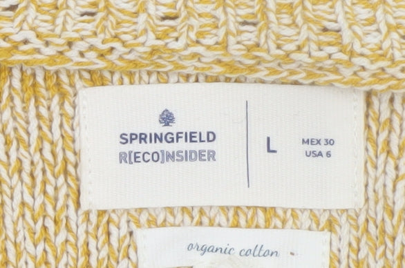 Womens UK Size 12 Springfield Beige Pullover Jumper
