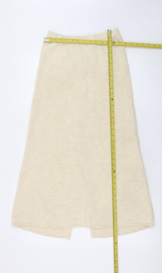 Womens UK Size M Zara A-Line Knit Skirt