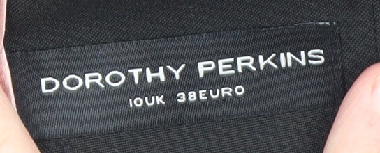 Womens UK Size 10 Dorothy Perkins Regular Black Blazer