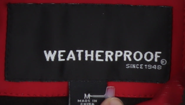 Womens UK Size M Weatherproof Red Parka Coat