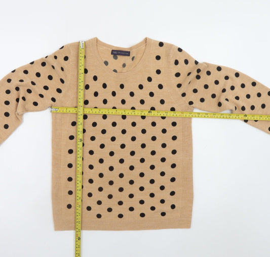 Womens UK Size 10 Marks and Spencer Beige Pullover Jumper