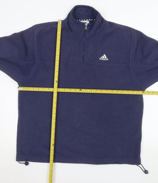 Mens UK Size L adidas Blue Pullover Sweatshirt