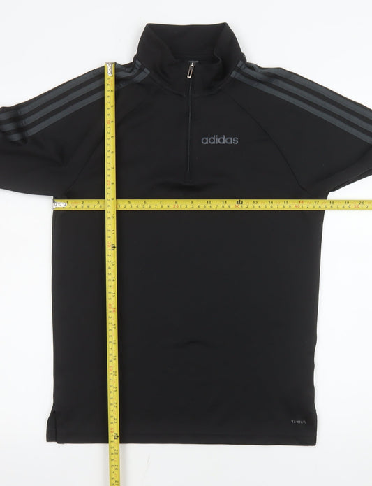 Mens UK Size XS adidas Black Pullover Sweatshirt