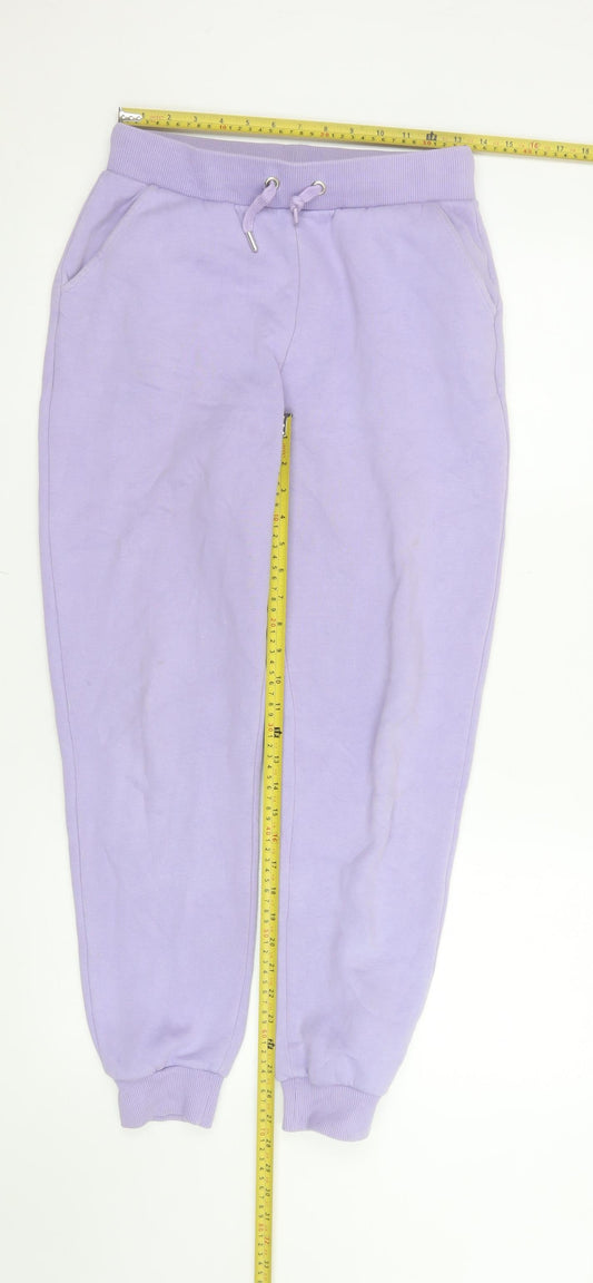 Womens UK Size S nu-in Relaxed Fit Jogger Purple Trousers