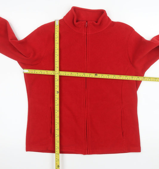 Womens UK Size 14 Marks and Spencer Red Basic Jacket