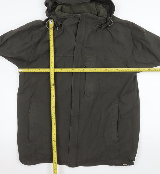 Mens UK Size XL Quechua Green Parka Coat