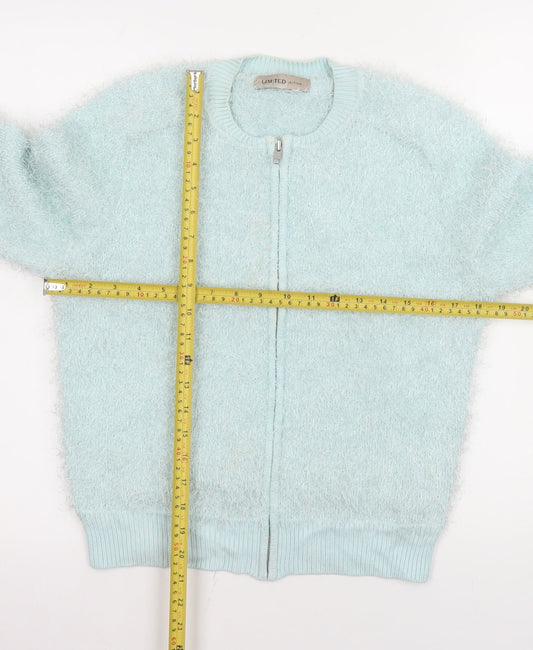 Womens UK Size 12 Marks and Spencer Blue Bomber Jacket