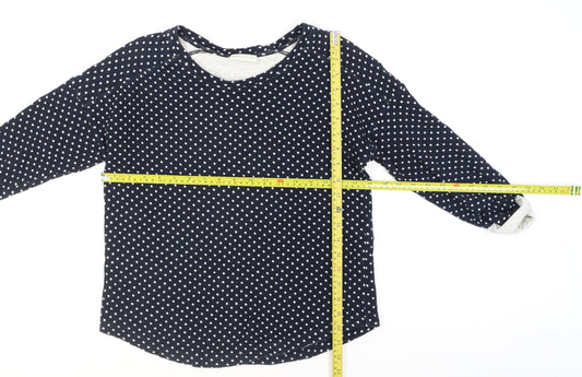 Womens UK Size 2 Whistles Blue Pullover Jumper