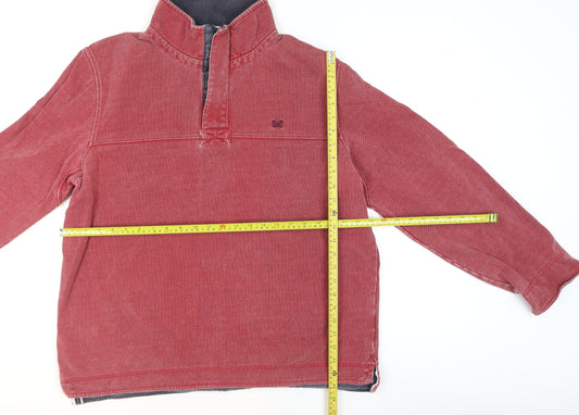 Mens UK Size 2XL Crew Clothing Company Red Pullover Sweatshirt