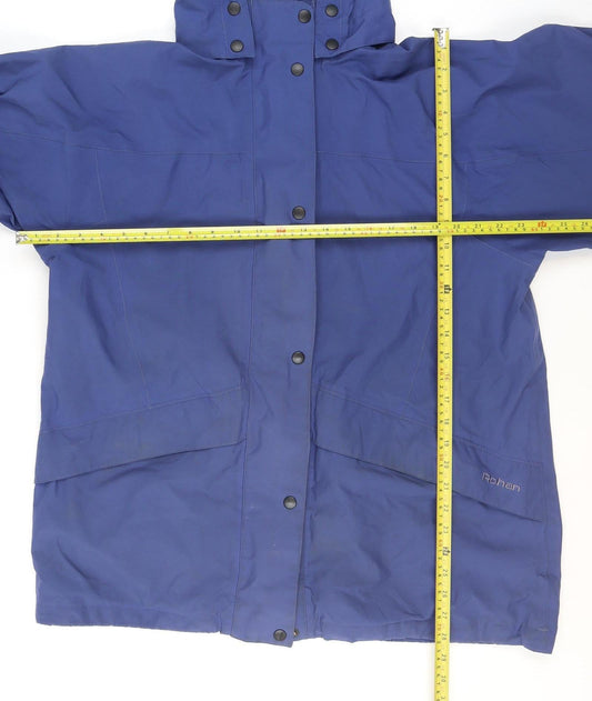 Unisex Adults UK Size L Rohan Blue Rain Coat
