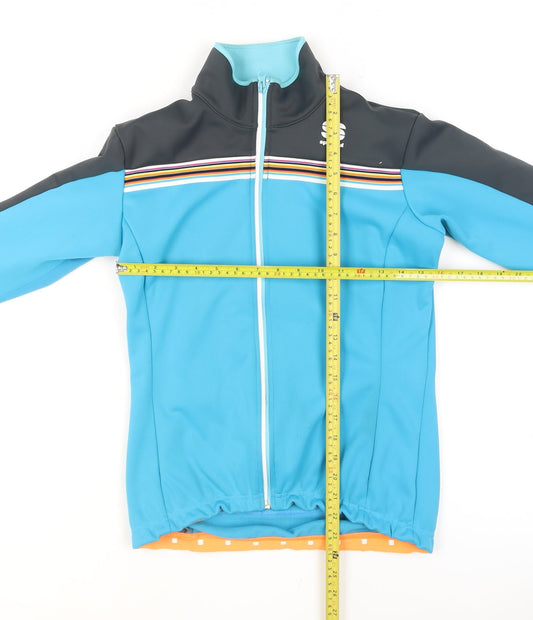 Sportful Men's Blue Medium Softshell Cycling Track Jacket
