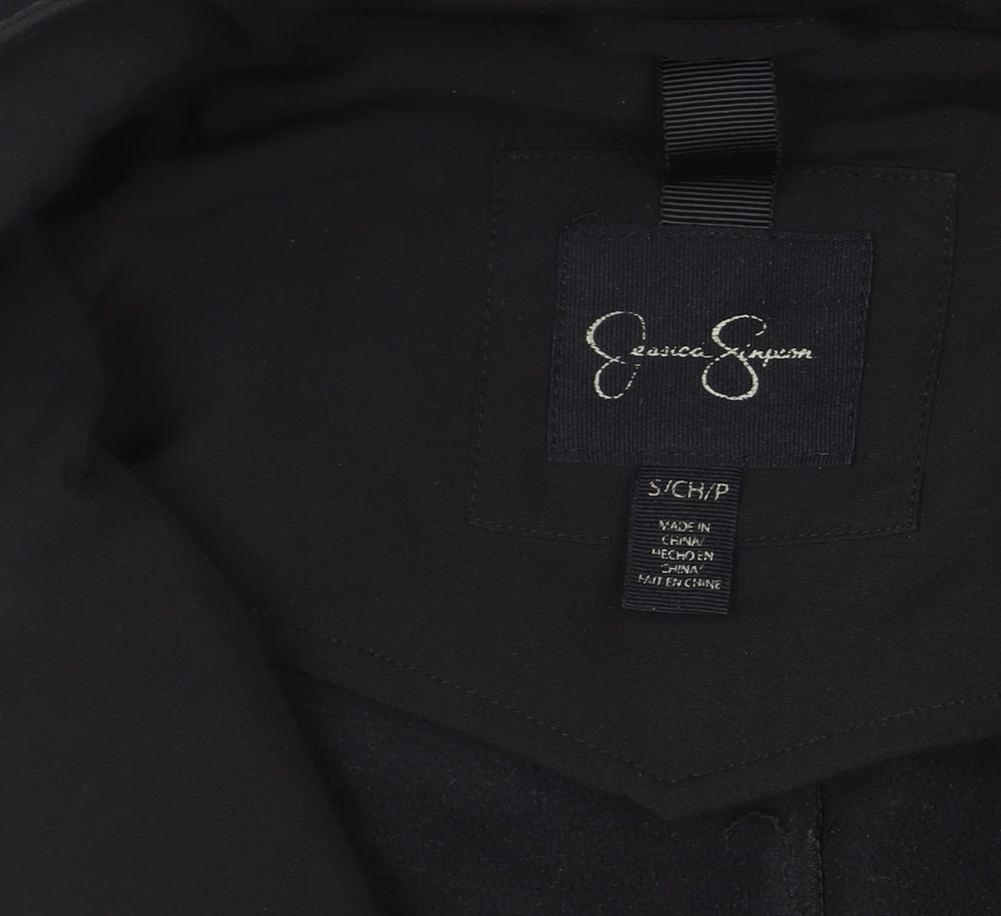 Womens UK Size S Jessica Simpson Black Parka Coat