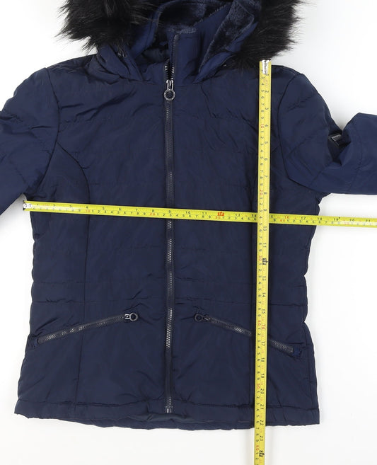 Womens UK Size 10 Regatta Blue Puffer Jacket