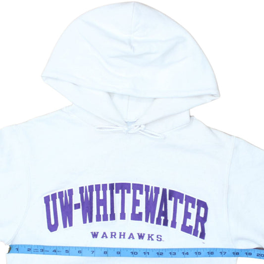 Womens UK Size XS Champion White Pullover Hoodie