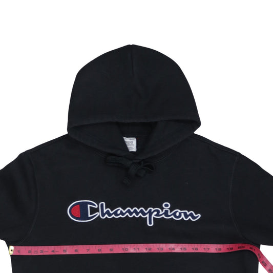 Mens UK Size M Champion Black Pullover Hoodie