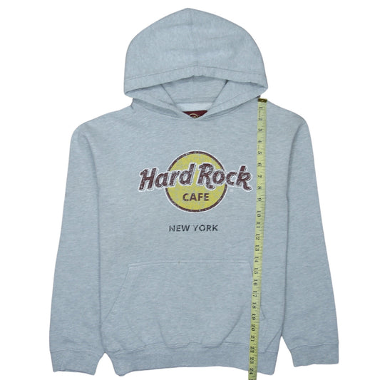 Womens UK Size L Hard Rock Cafe Grey Pullover Hoodie