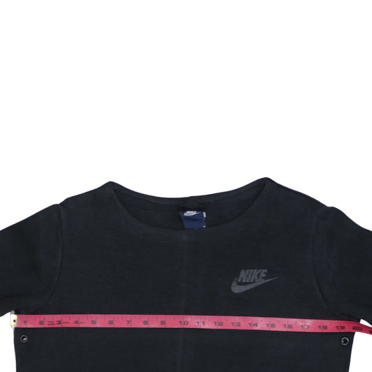 Womens UK Size M Nike Black Pullover Sweatshirt