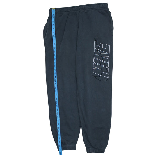 Nike Men's Black Fleece Sweatpants Size L Regular Fit