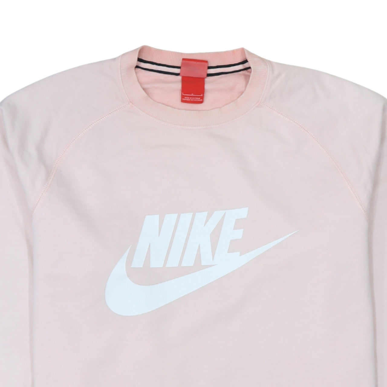 Womens UK Size L Nike Pink Pullover Sweatshirt