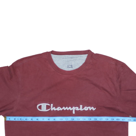 Mens UK Size XL Champion Red Pullover Sweatshirt