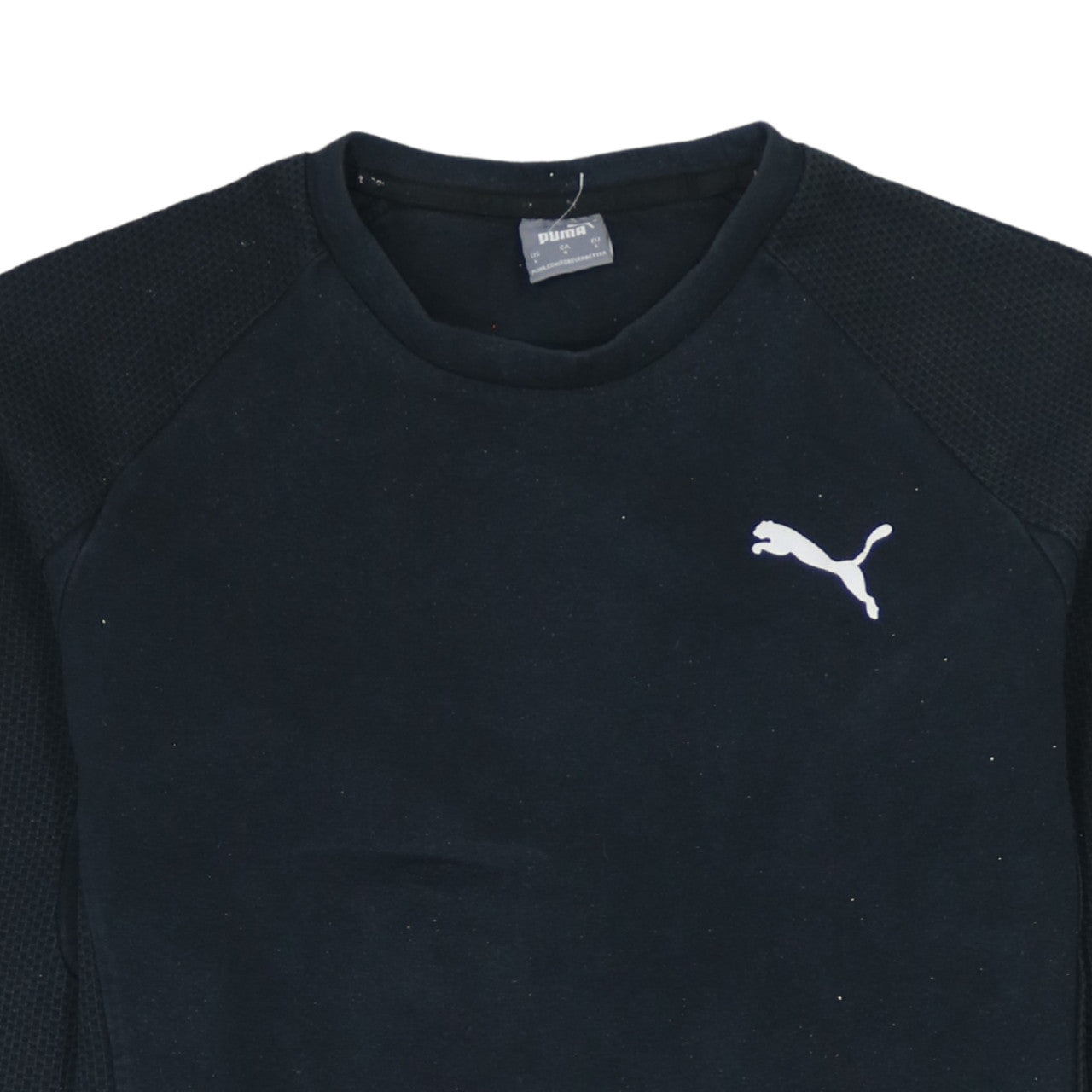 Mens UK Size L PUMA Black Pullover Sweatshirt