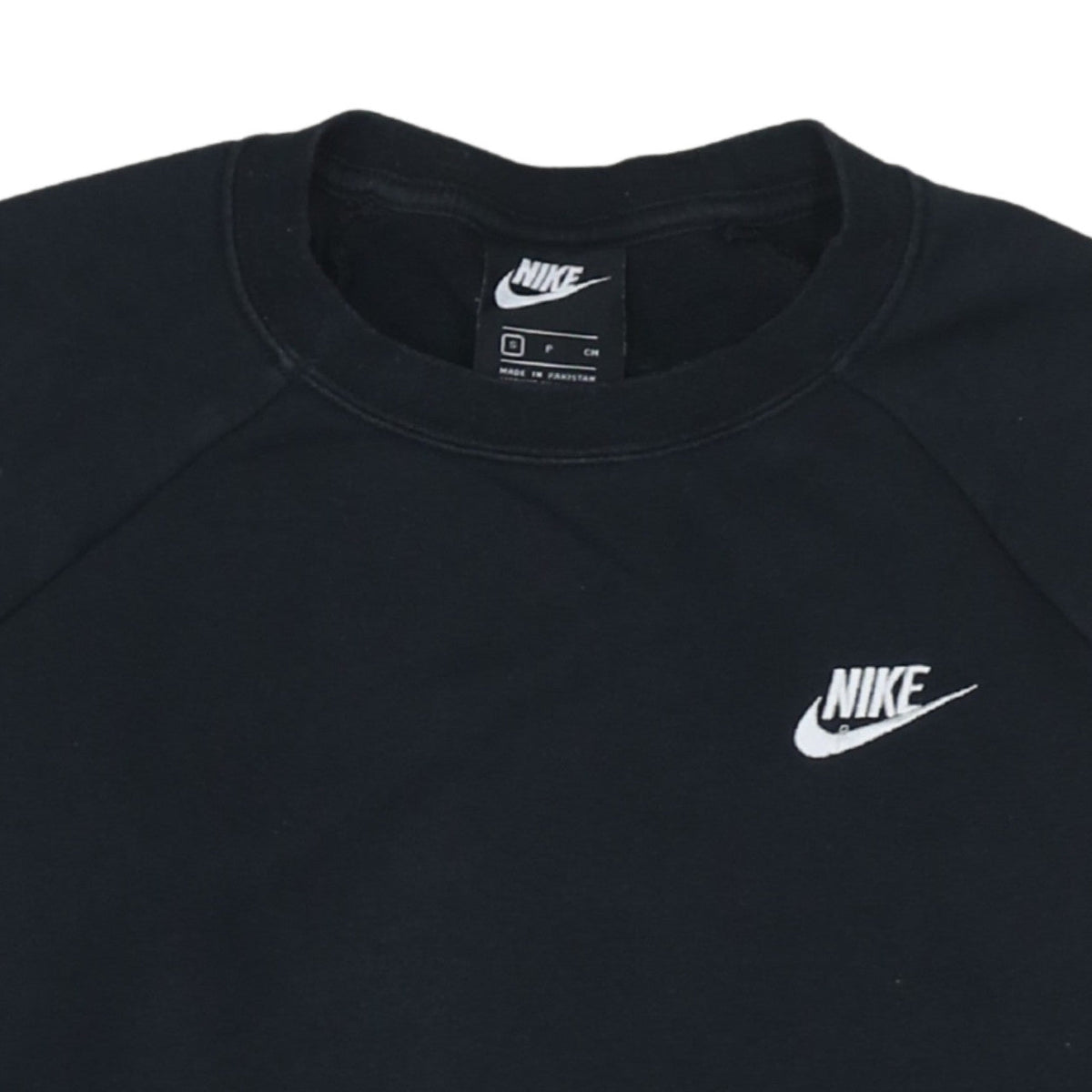 Mens UK Size S Nike Black Pullover Sweatshirt
