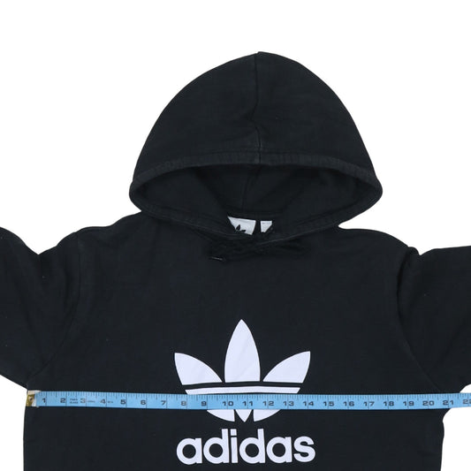 Mens UK Size M adidas Black Pullover Hoodie
