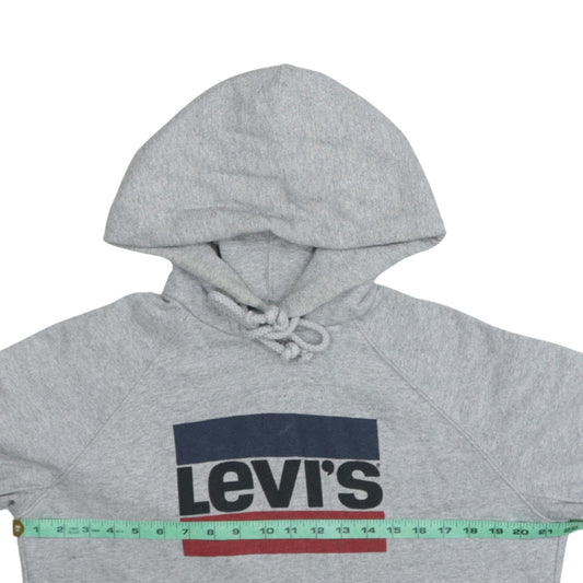 Womens UK Size L Levi's Grey Pullover Hoodie