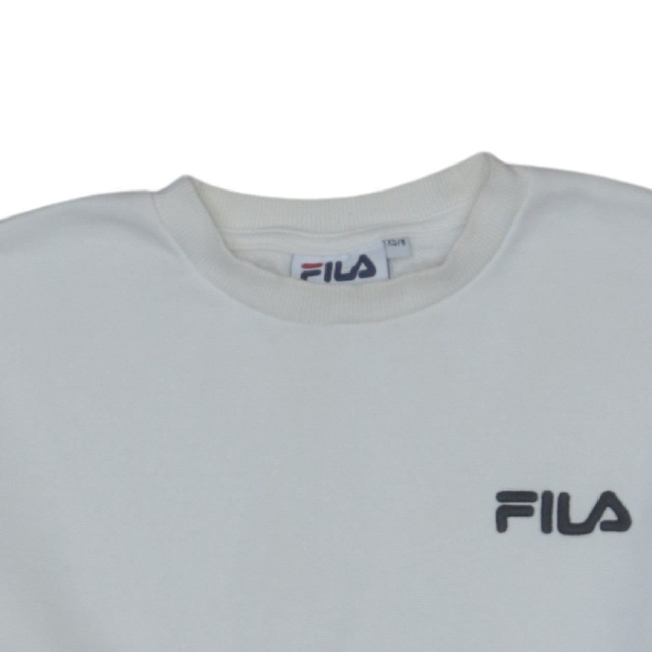 Womens UK Size XS FILA White Pullover Sweatshirt