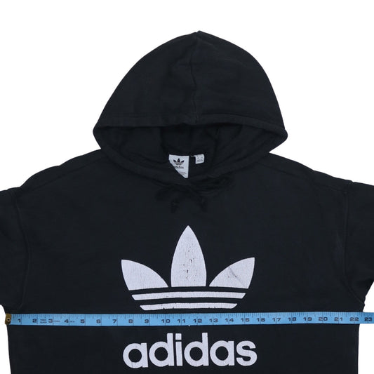 Womens UK Size 12 adidas Black Pullover Hoodie