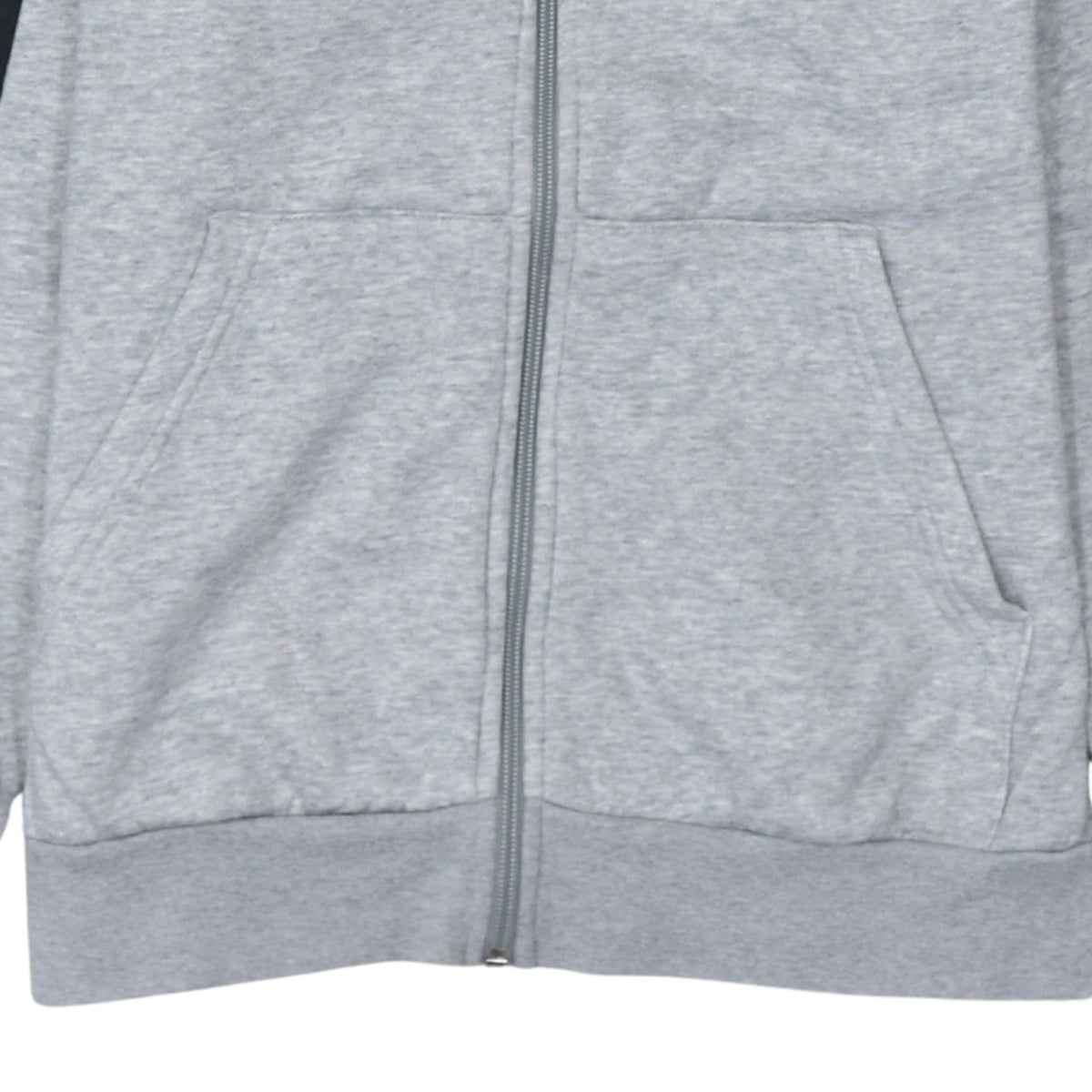Additional view of Adidas boys’ grey full zip hoodie 13-14 years fleece sportswear