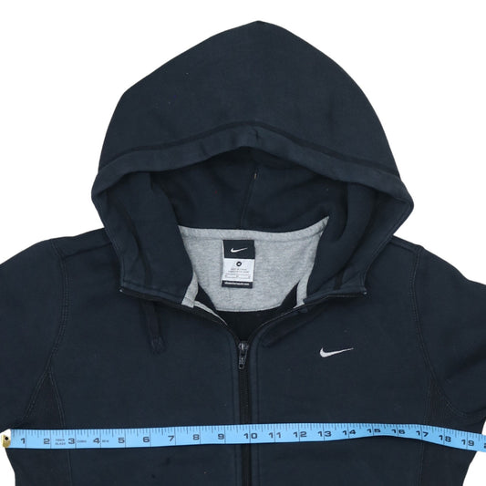 Mens UK Size M Nike Black Full Zip Hoodie