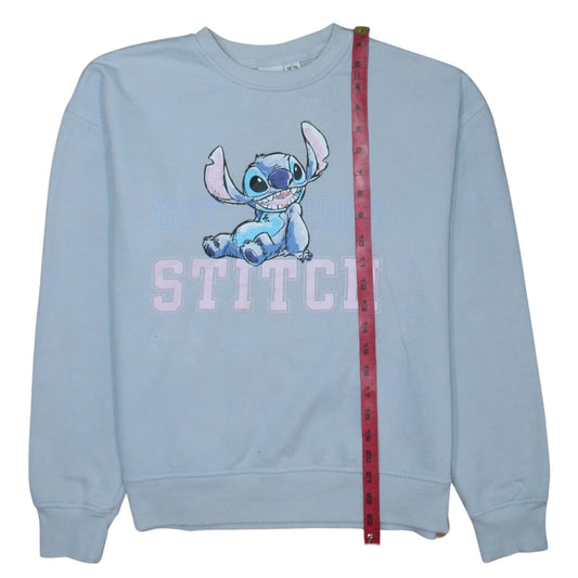 Womens UK Size S Primark Blue Pullover Sweatshirt