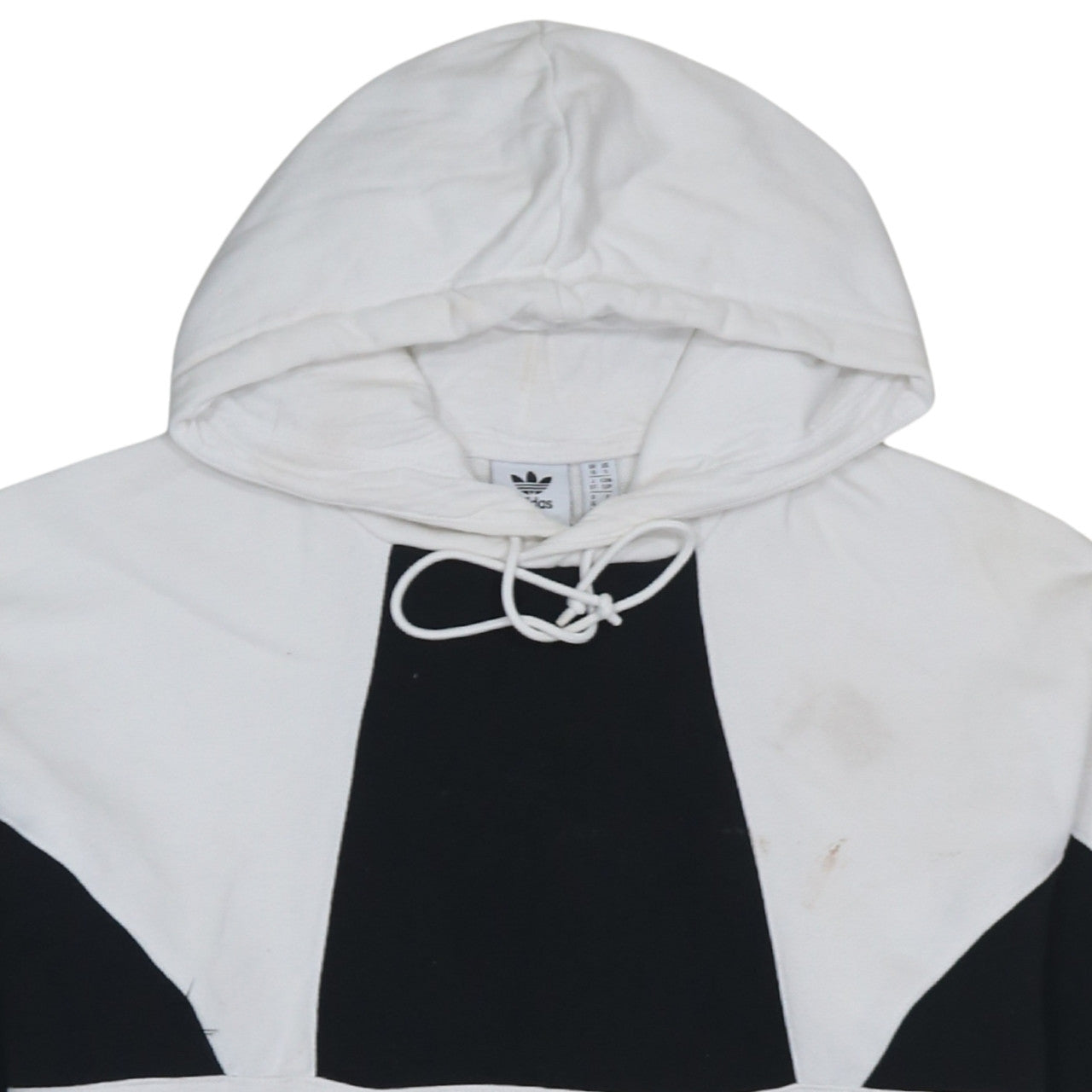 Womens UK Size 10 adidas White Pullover Hoodie