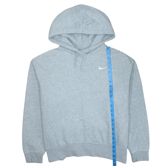 Womens UK Size M Nike Grey Pullover Hoodie
