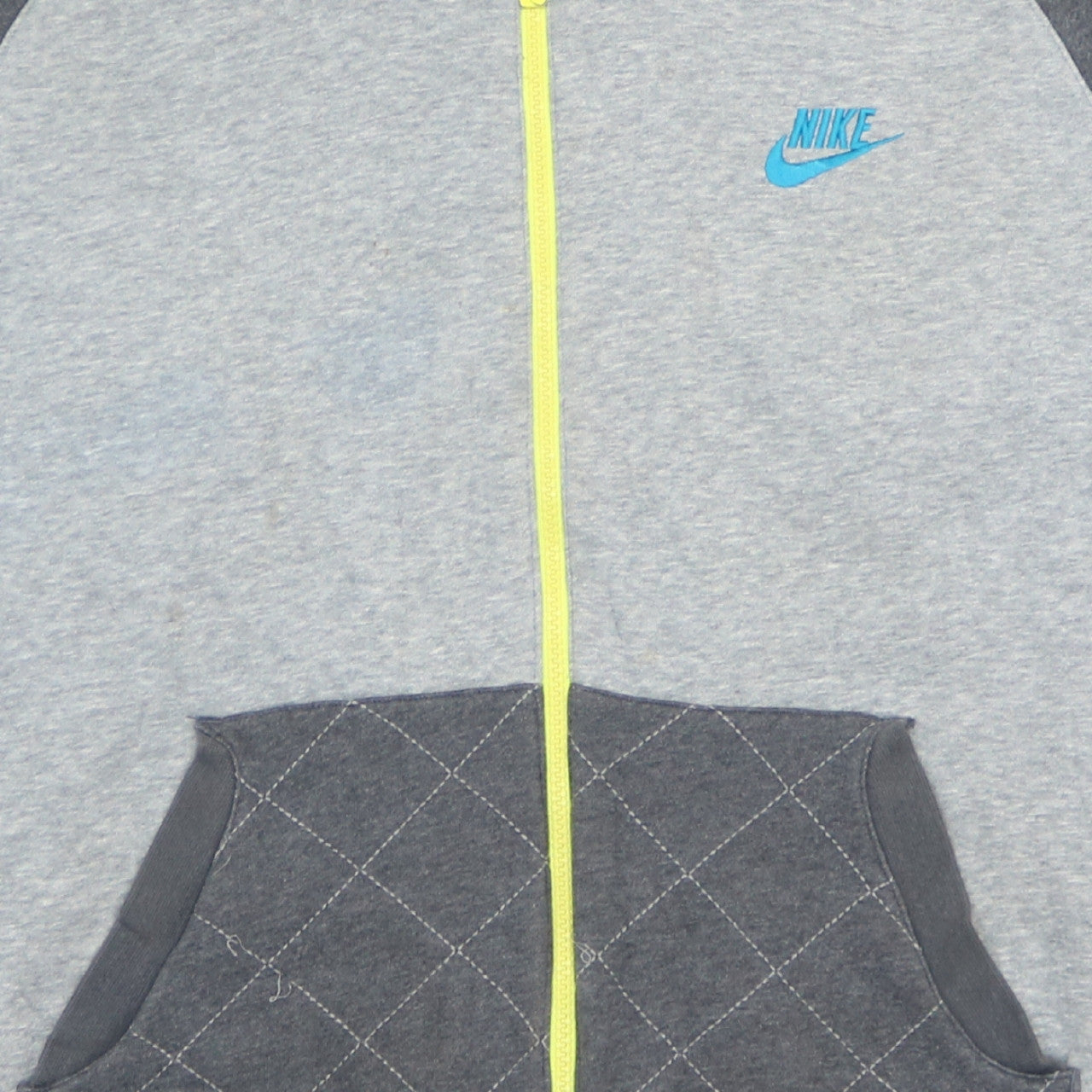 Boys UK Size XL Nike Grey Full Zip Hoodie