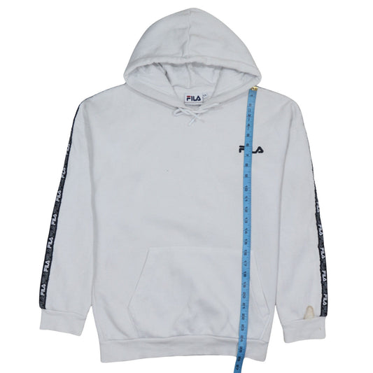 Womens UK Size 10 FILA White Pullover Hoodie