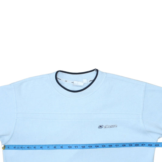 Womens UK Size 14 ellesse Blue Pullover Sweatshirt