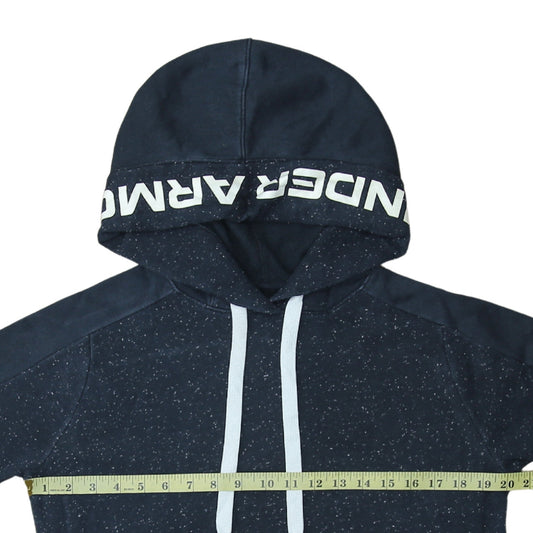Womens UK Size S Under armour Blue Pullover Hoodie